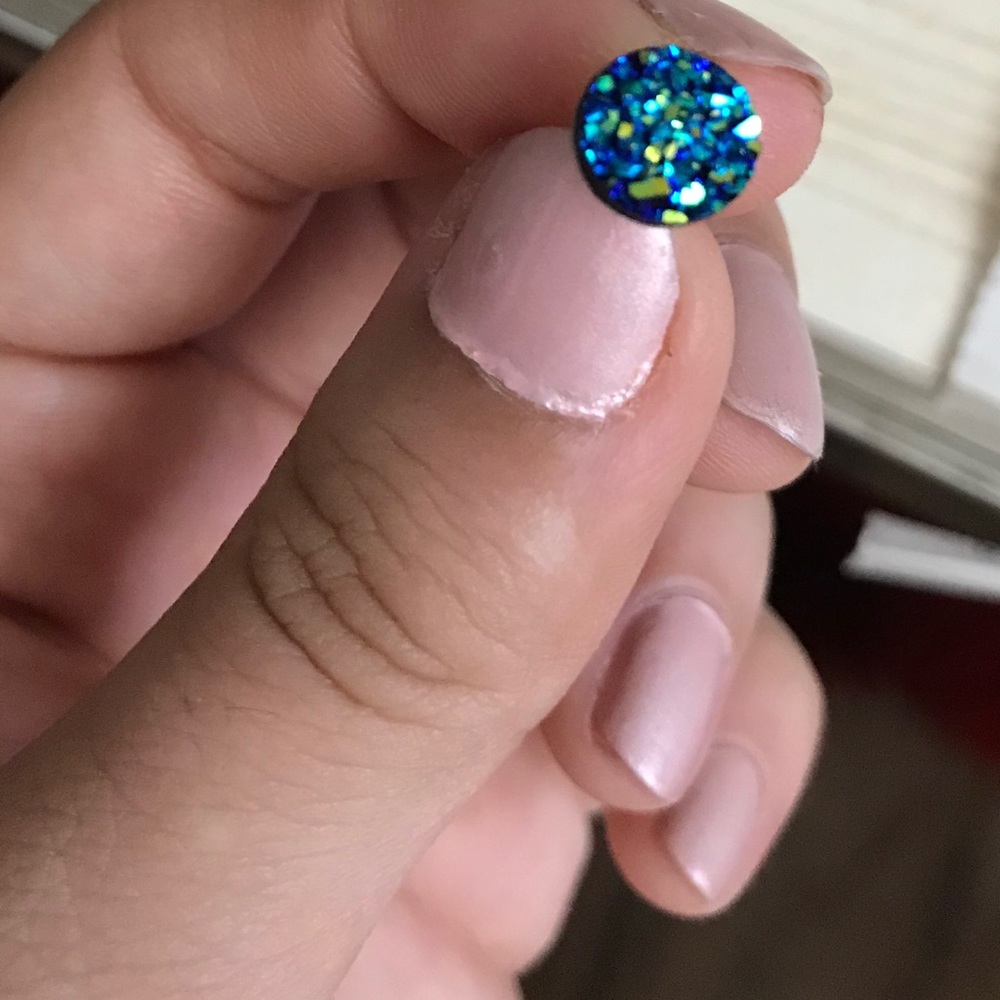 Small Druzy Earrings